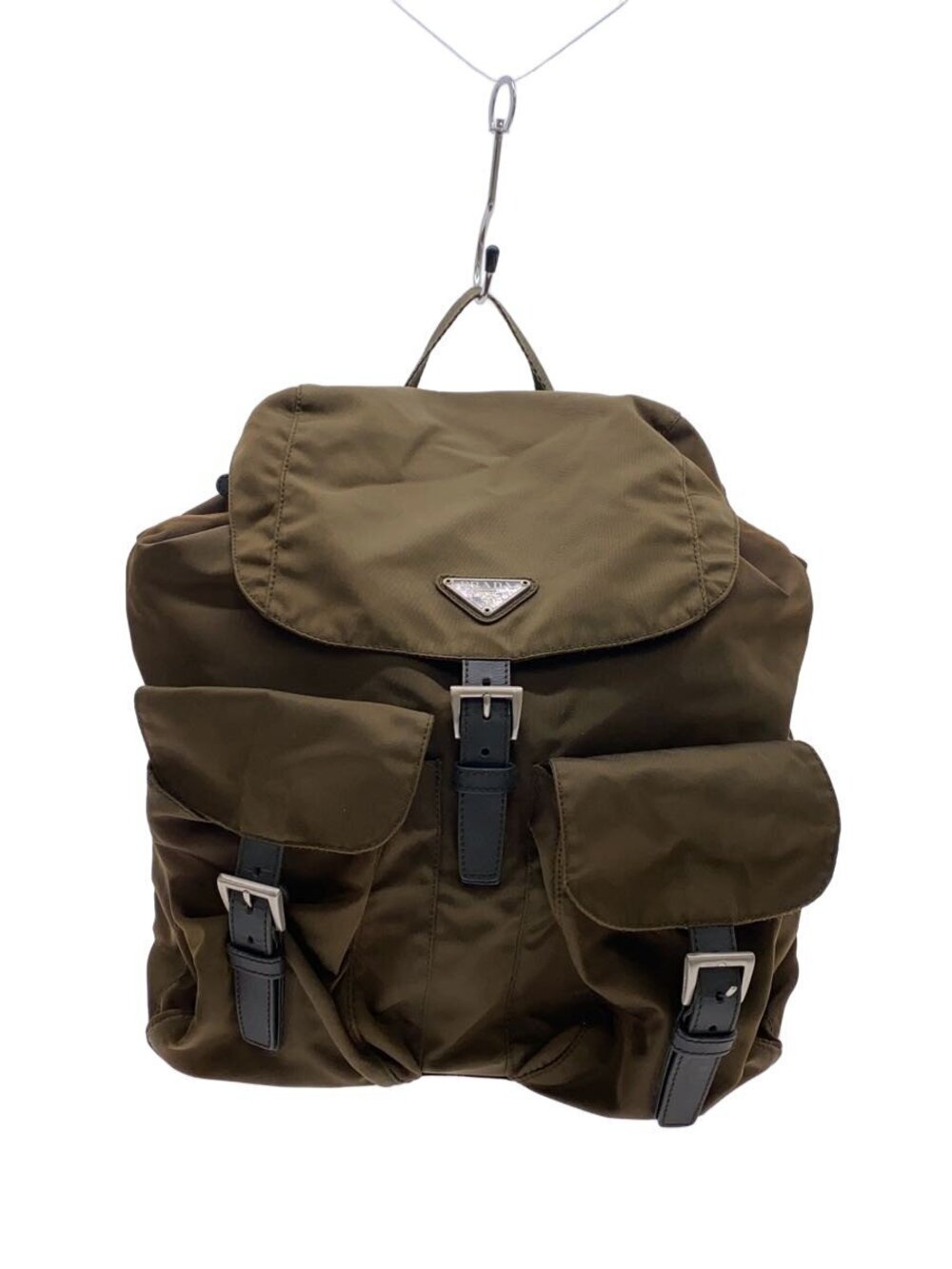 Prada Backpack Daybag Rucksack Khaki Green